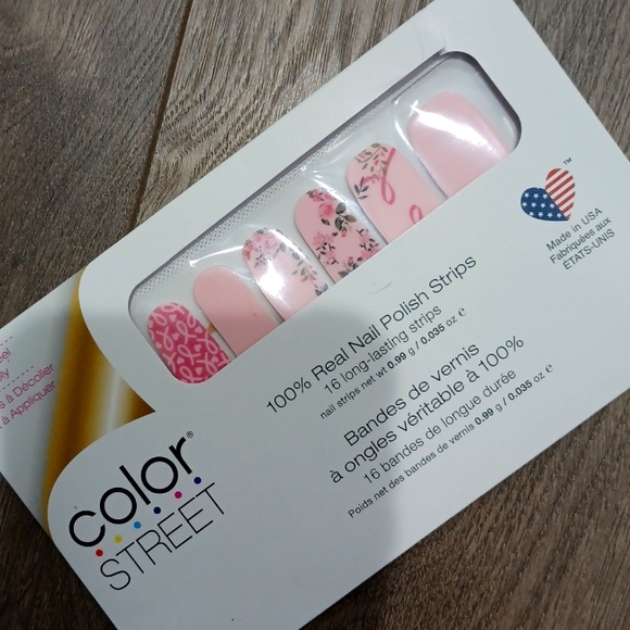 New Color Street nail strips, Hope Blooms, Breast Cancer Awareness set - Picture 1 of 8